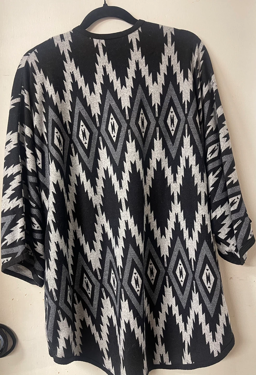 Streetwear Society Geometric Pattern Cardigan Sweater - photo 2