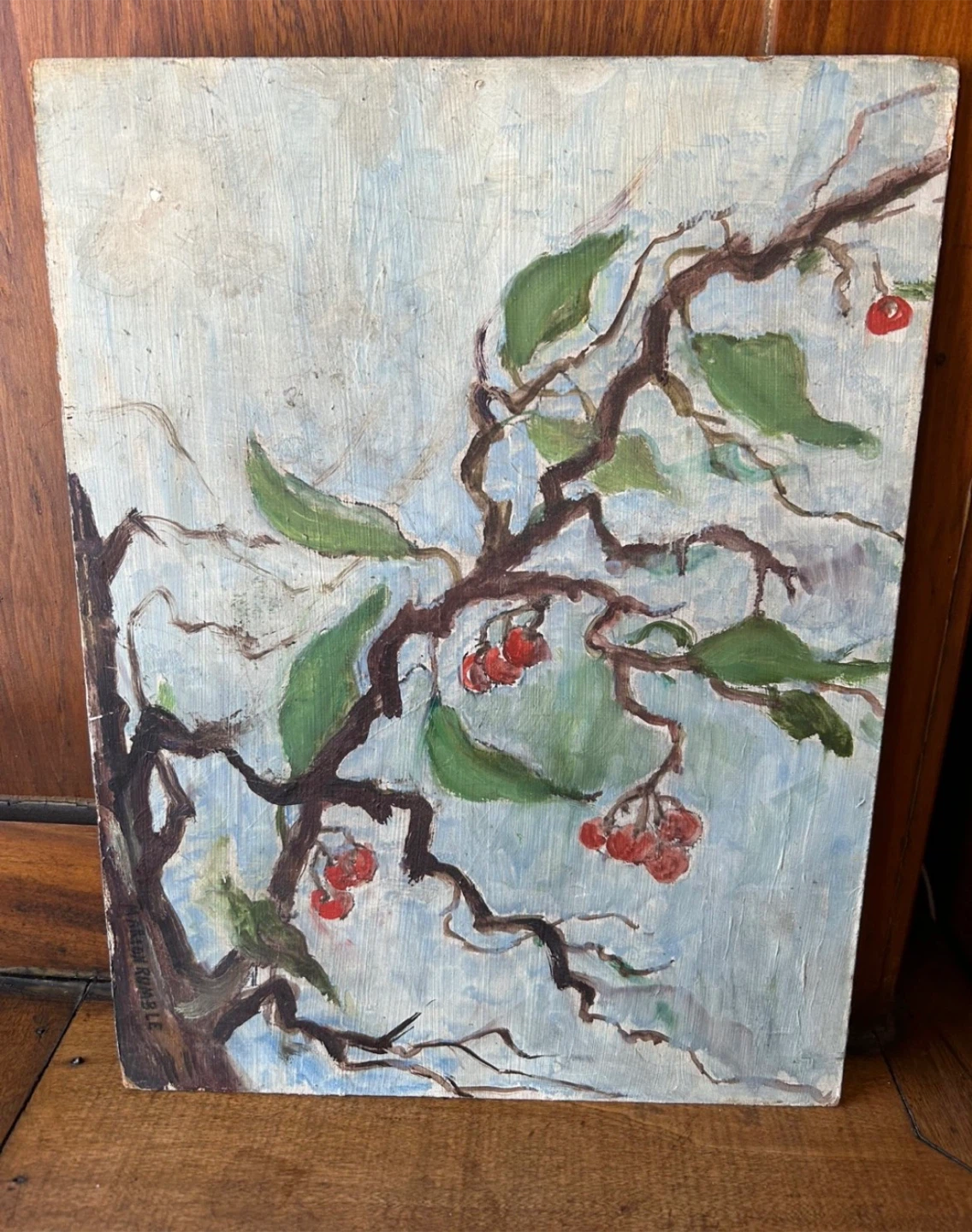 $24 Oil painting Canadian Canada art Group of Seven antique - photo 4