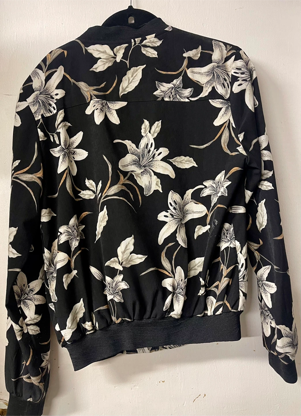 Lily Morgan Floral Bomber Jacket - Medium - photo 2