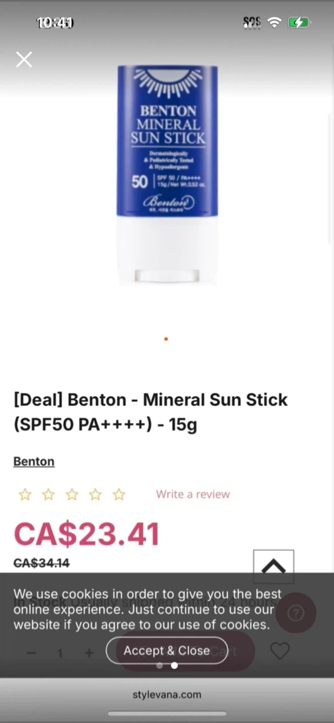 Benton - Mineral Sun Stick (SPF50 PA++++) - 15g - photo 2
