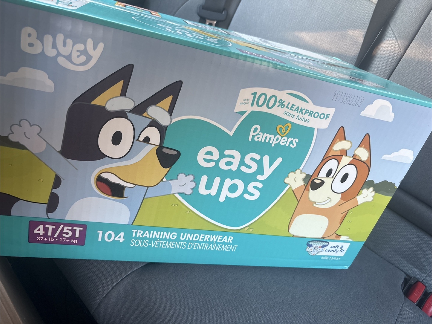 Pampers Bluey Easy Ups Training Underwear 4T/5T - 104 Count