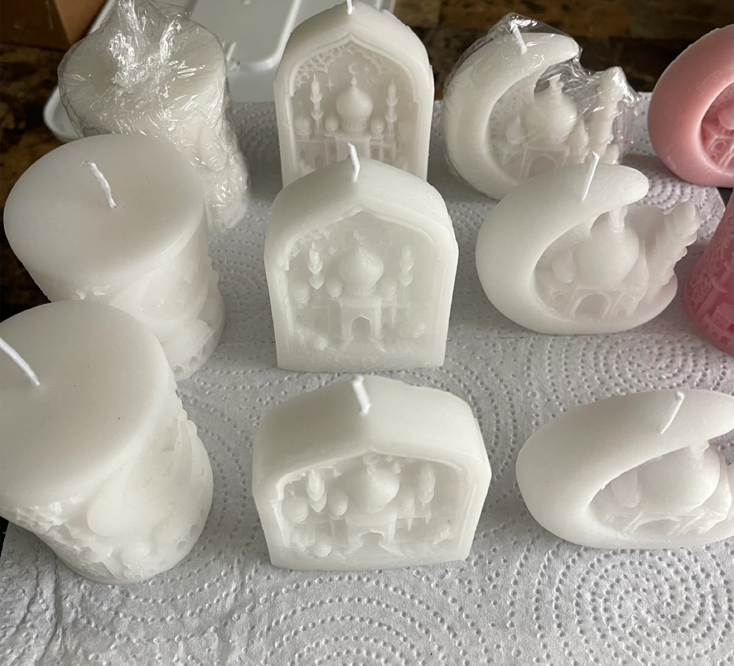 Decorative Islamic-themed Candles Set - photo 2