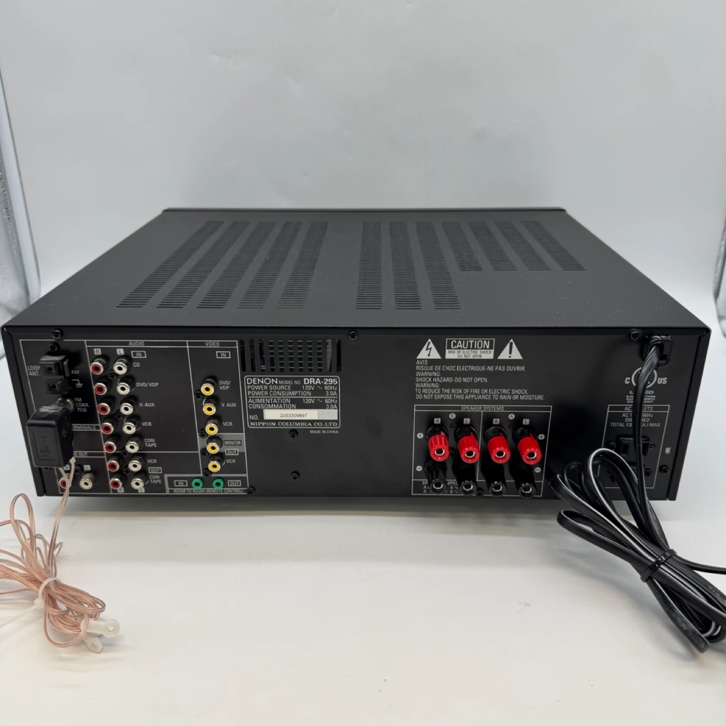 Denon DRA-295 Stereo Receiver Amplifier Hi-Fi Tested Working - photo 5