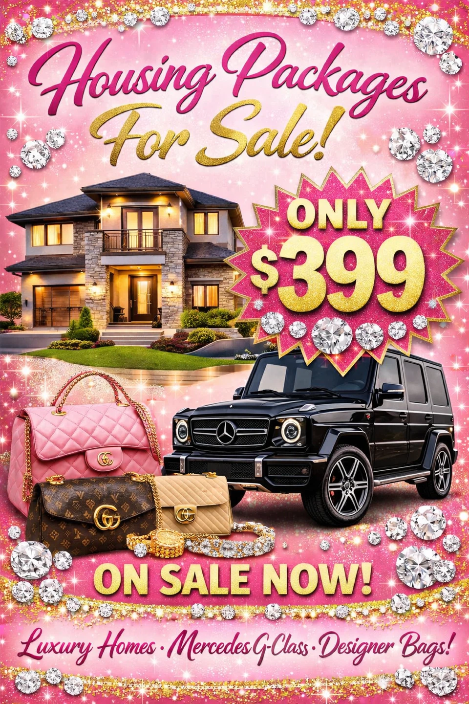 Luxury Homes, Mercedes G-Class, Designer Bags Package - photo 2