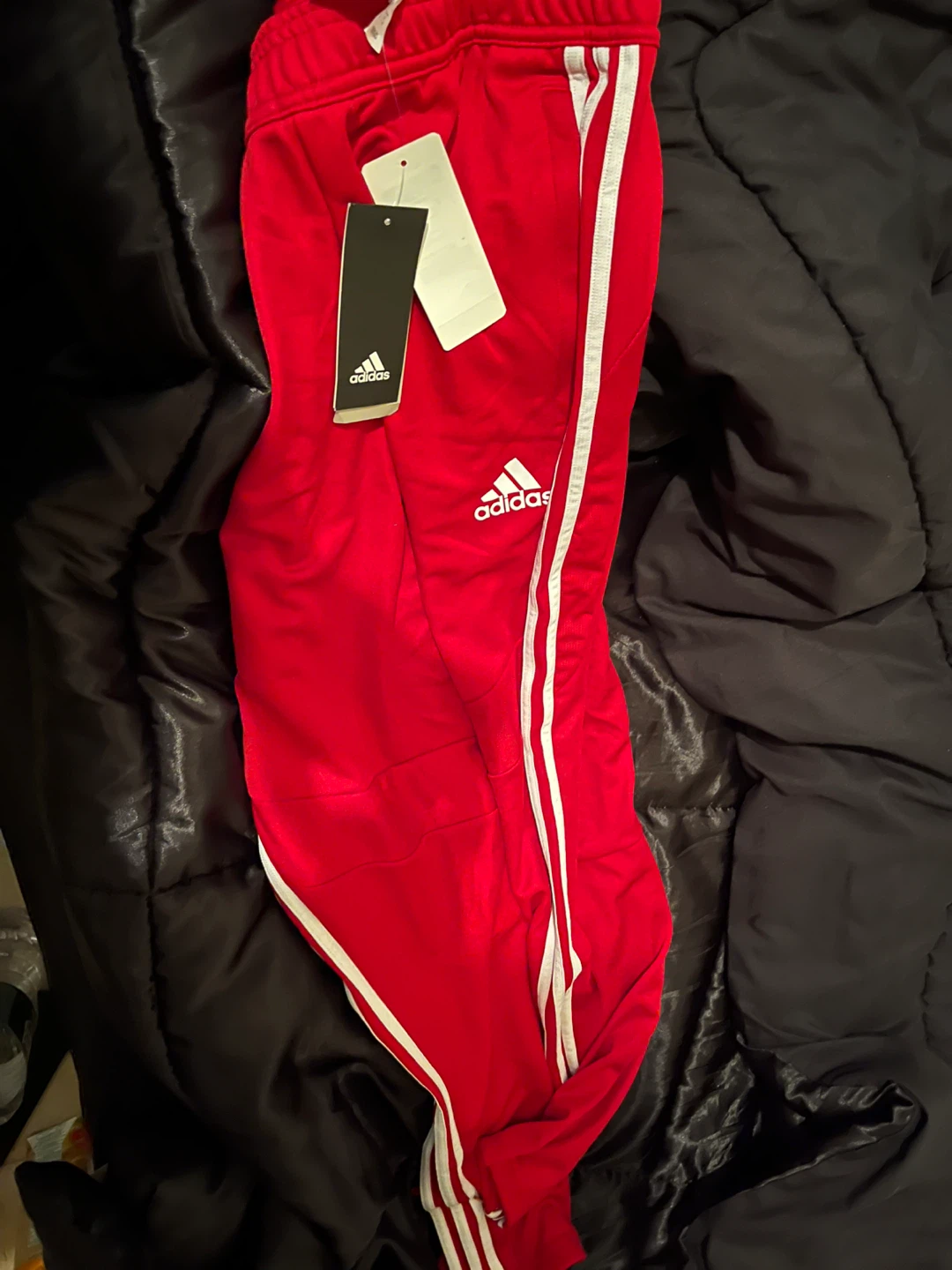 Adidas Red Track Pants - Size M - photo 3
