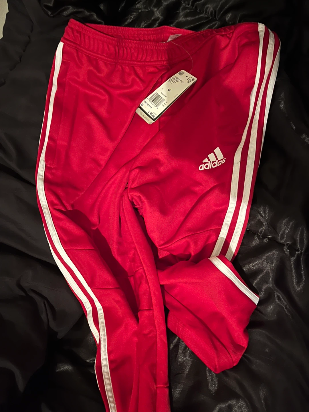 Adidas Red Track Pants - Size M