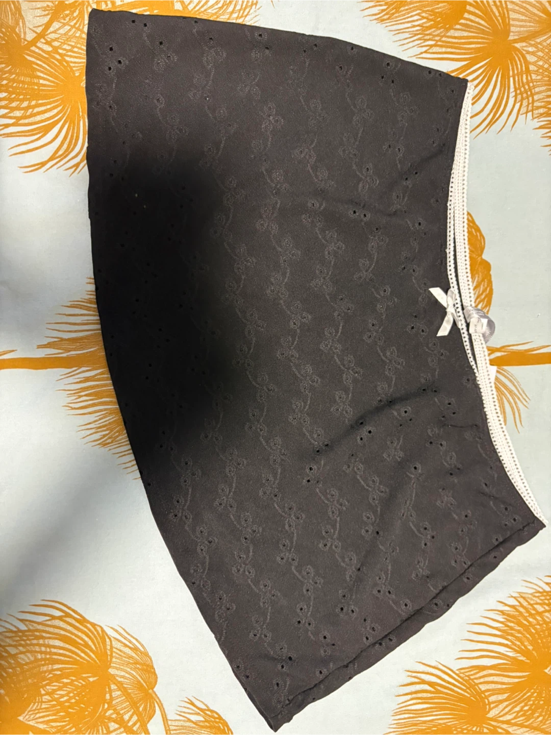 Cute swim cover skirt with bow detail