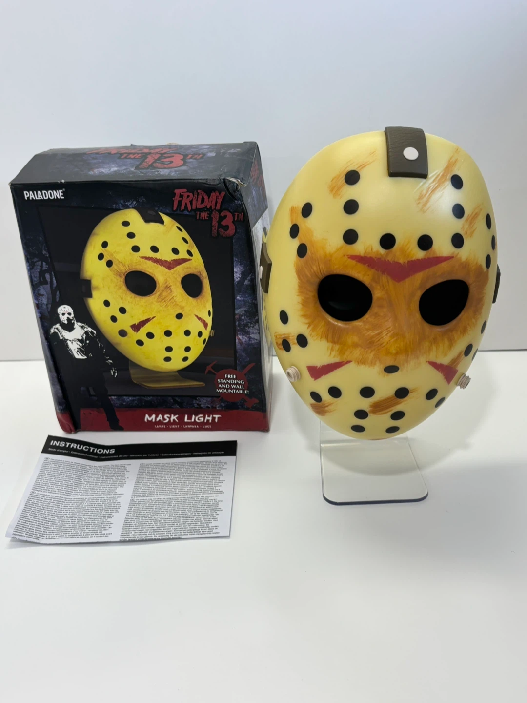 Jason mask from Friday the 13th movie , Lights up - photo 2