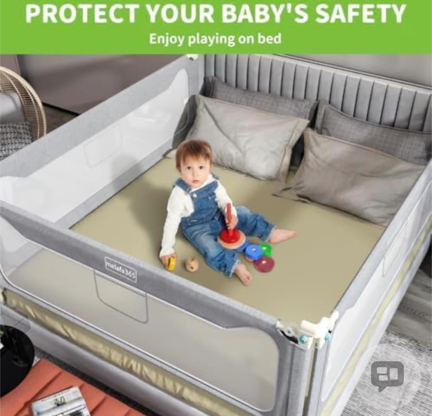 Bed Rail - Protects Baby's Safety