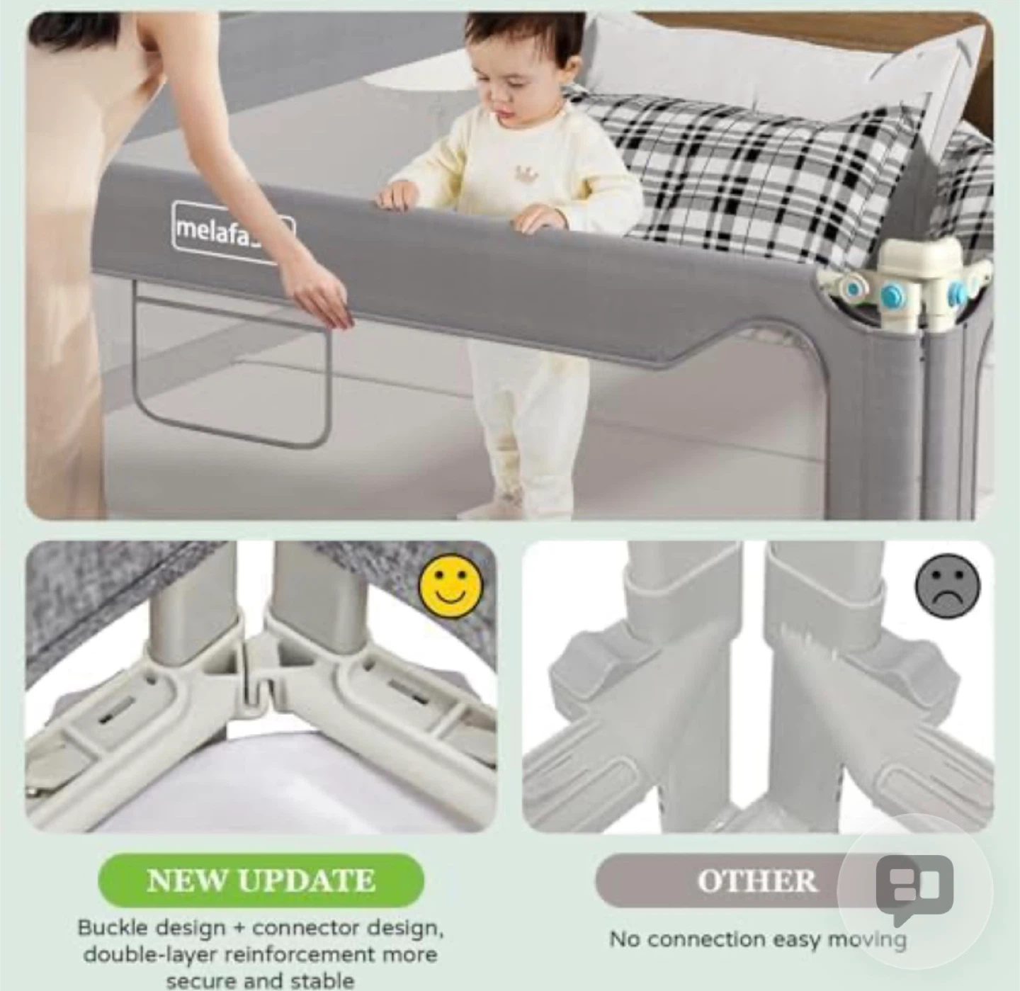 Bed Rail - Protects Baby's Safety - photo 2