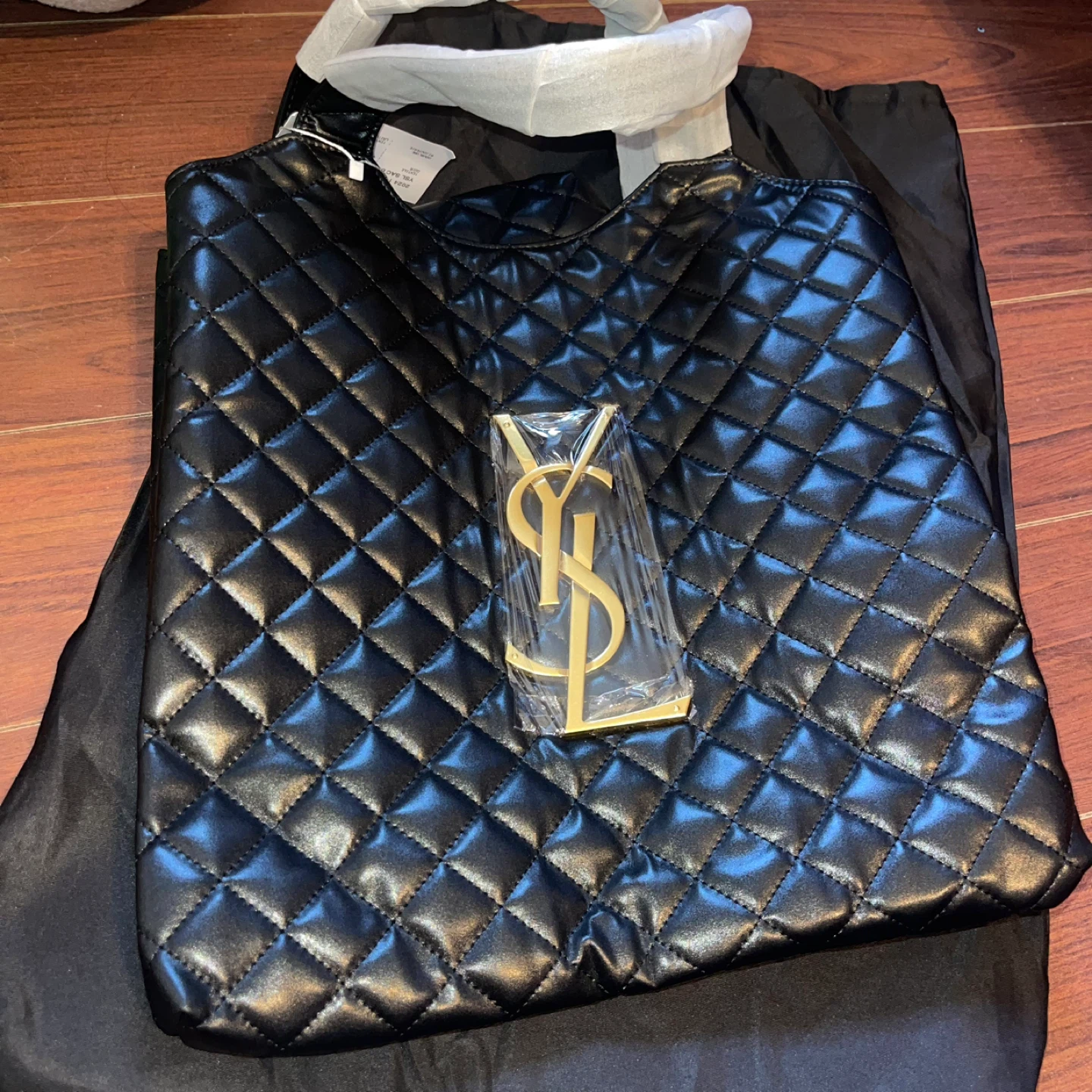 Yves Saint Laurent Quilted Tote Bag