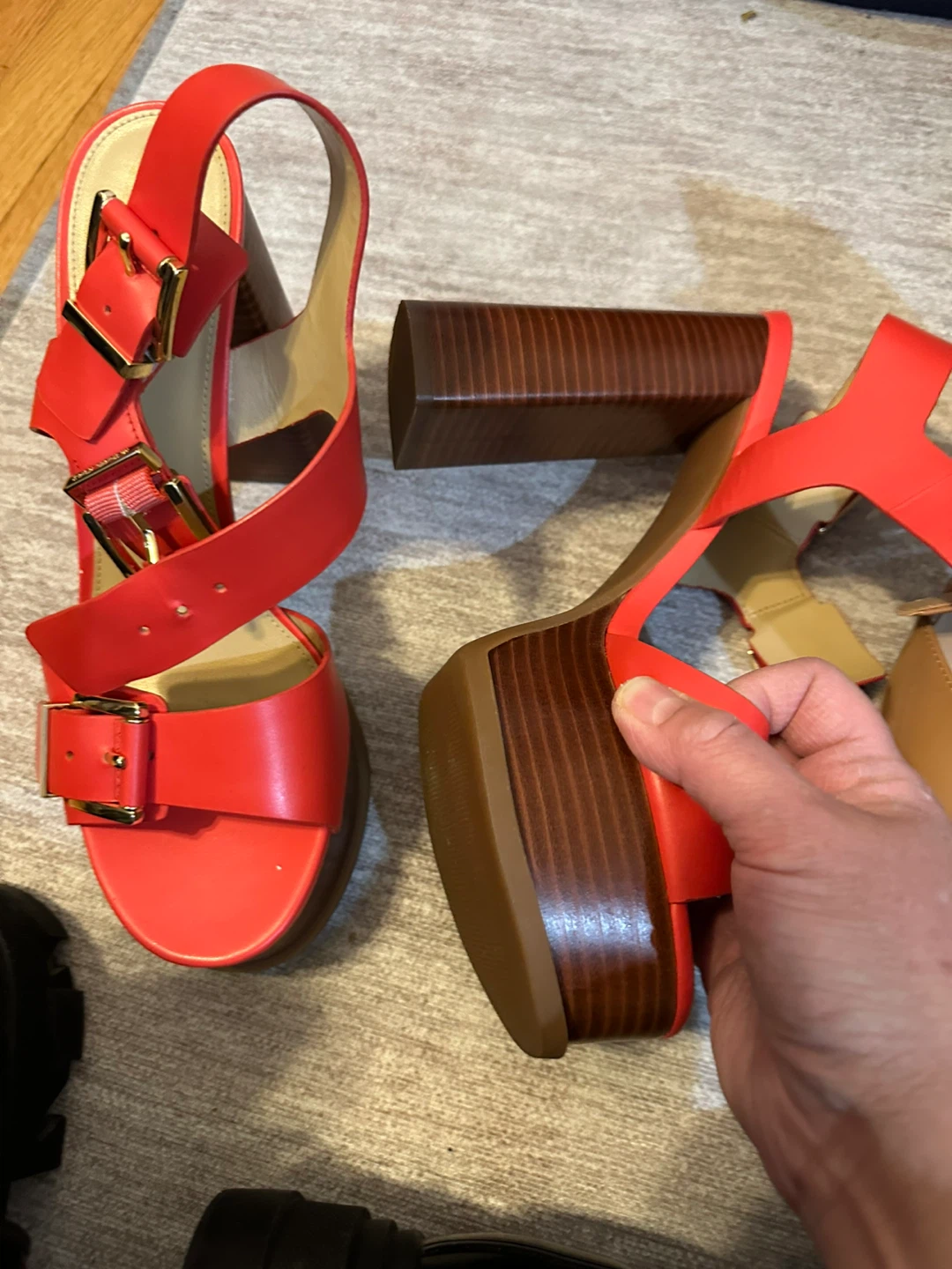 Platform Heeled Sandals and boots
