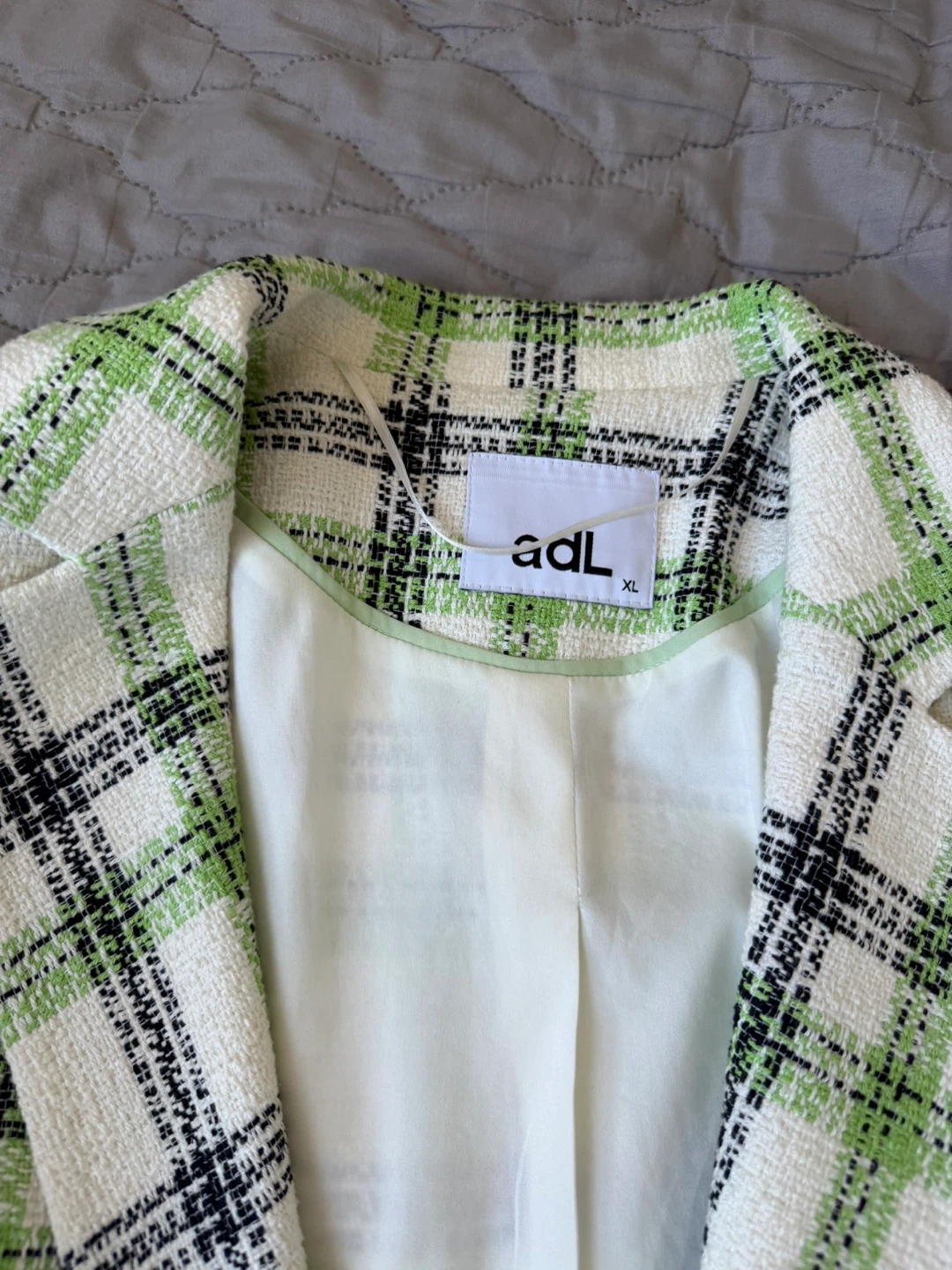 ADL Plaid Blazer Jacket Size XL - photo 5