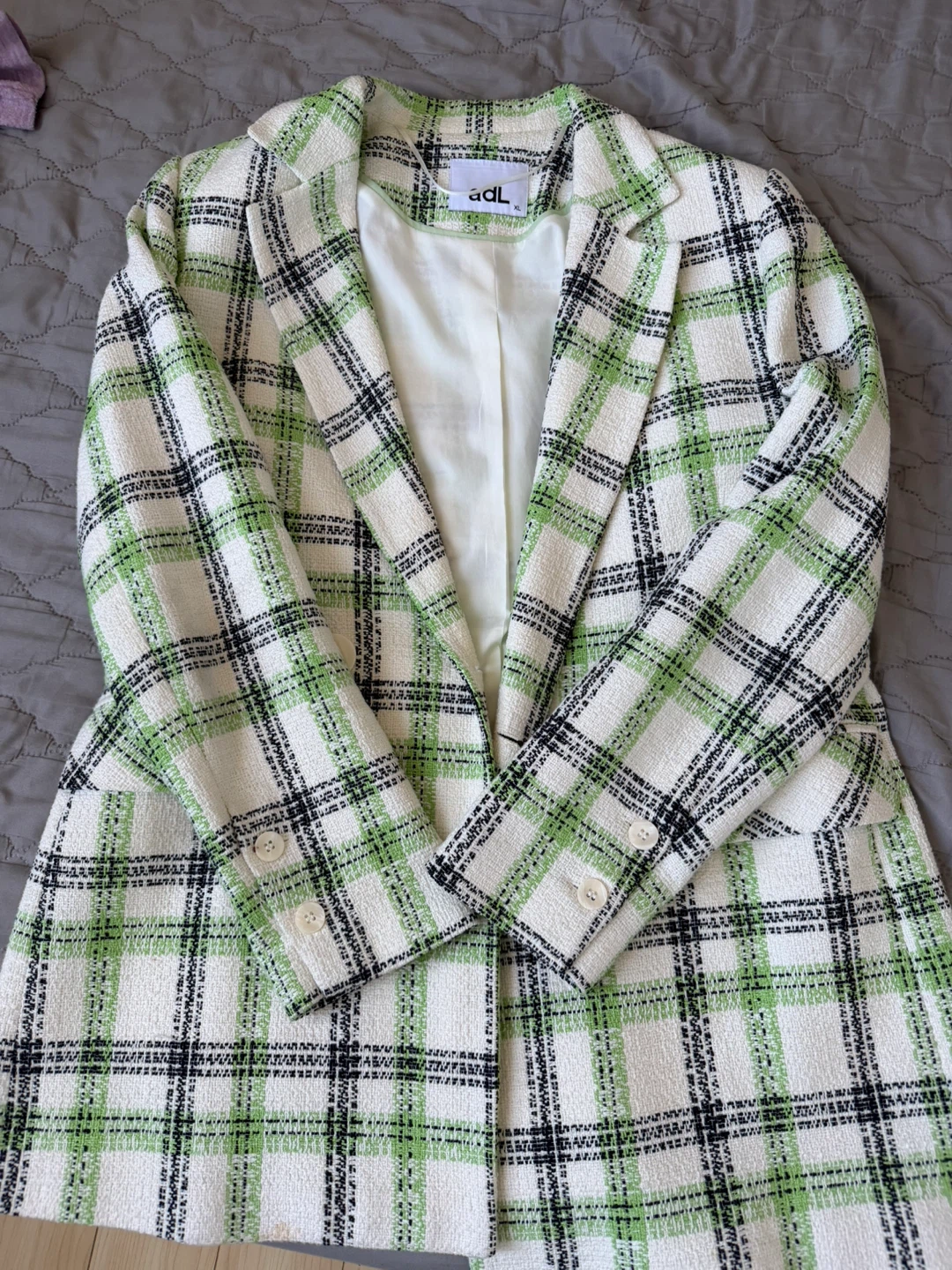ADL Plaid Blazer Jacket Size XL - photo 2