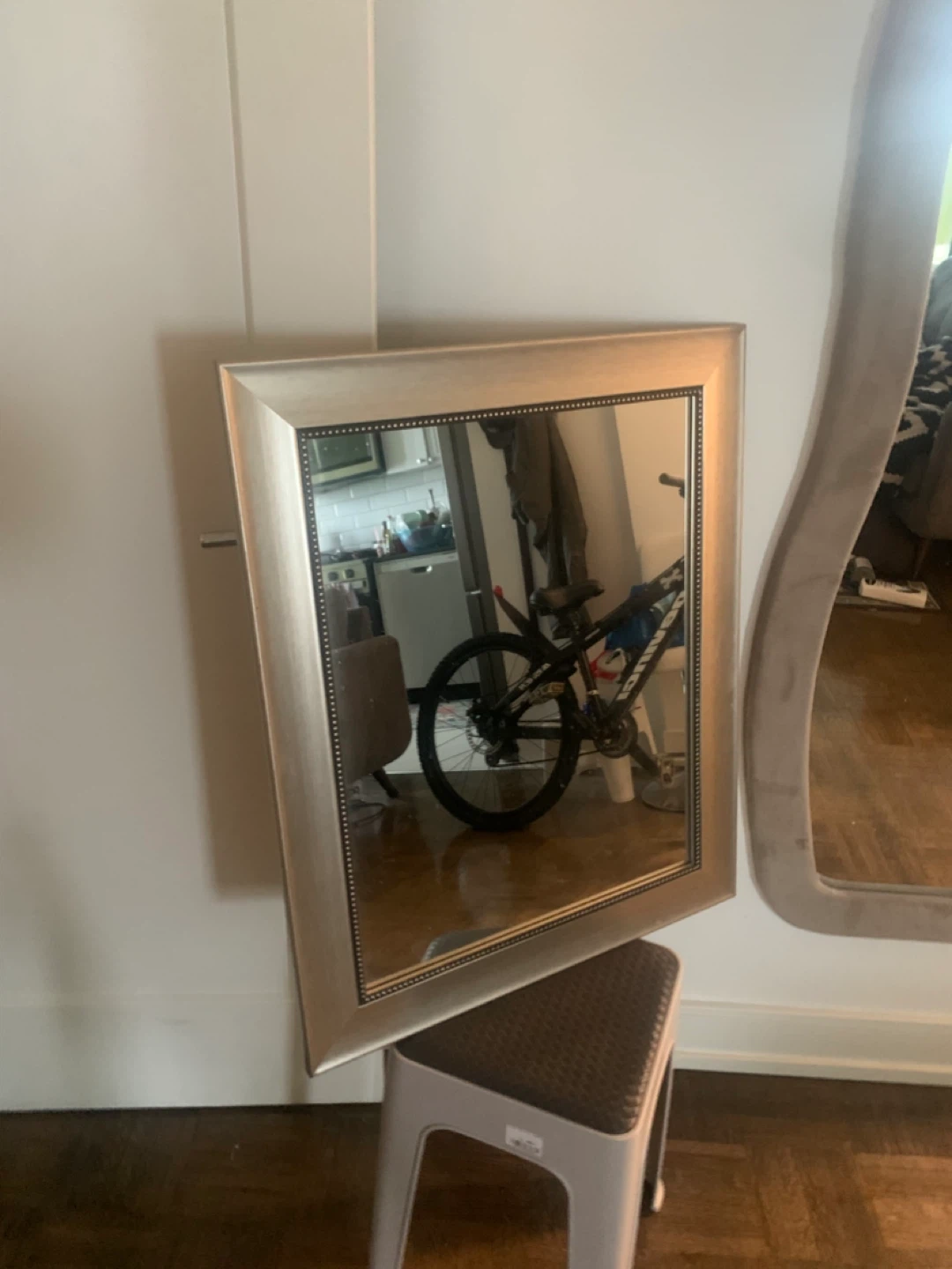 Framed Mirror - Silver