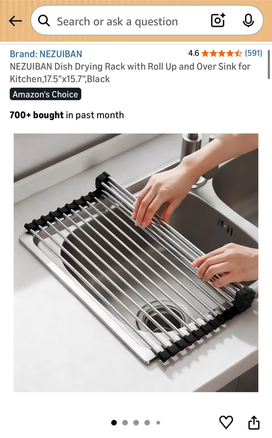 Moving Sale /dish racks 4$ Purchased in November 2025
