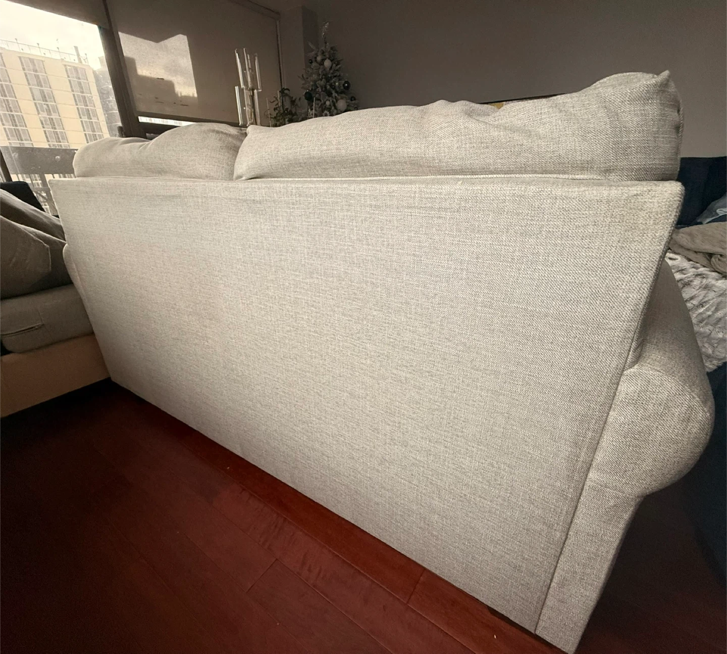 Loveseat Sofa with Pillows - photo 2
