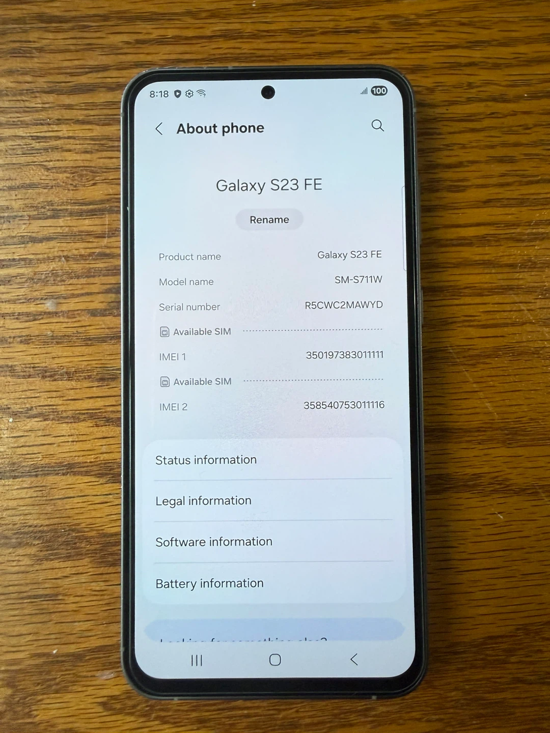 Samsung Galaxy S23 FE Smartphone - photo 3