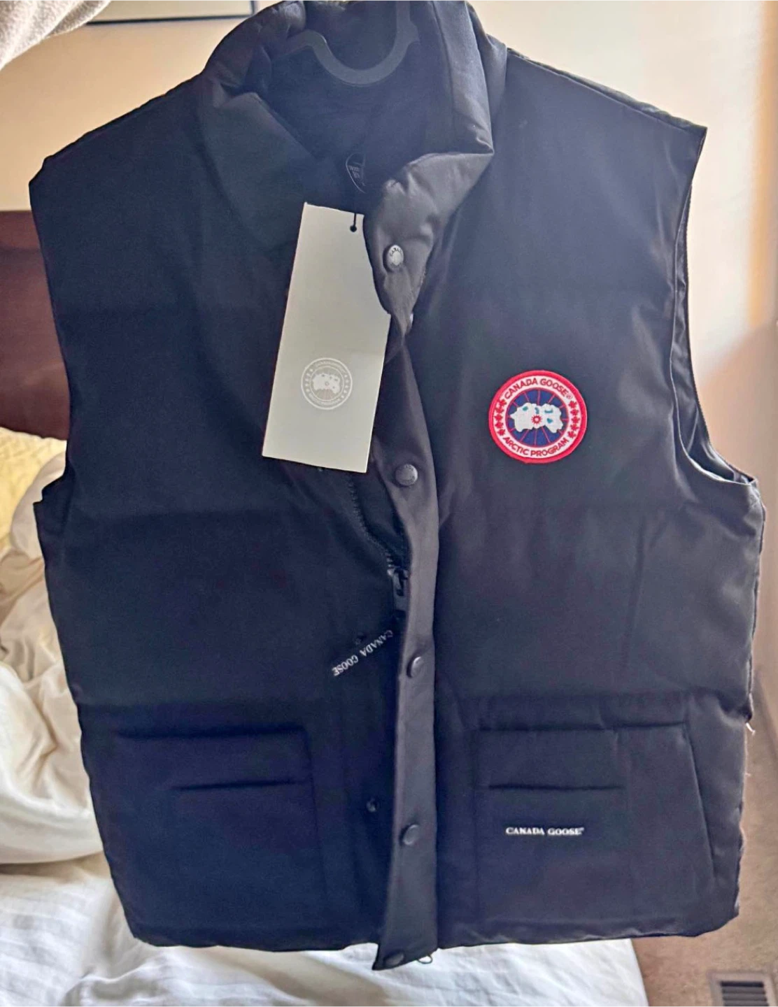 Canada Goose Black Puffer Vest