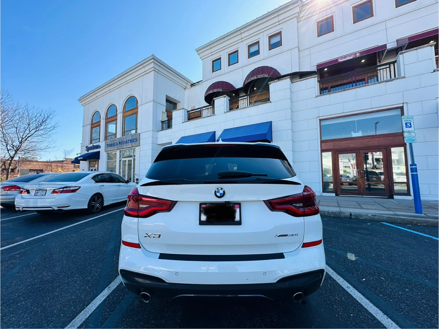 White BMW X3 SUV - photo 4