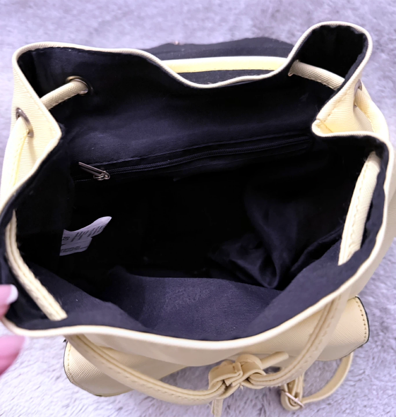 Ardene Yellow Drawstring Backpack - photo 5