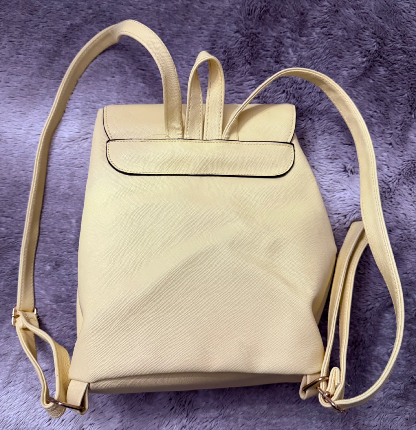 Ardene Yellow Drawstring Backpack - photo 3