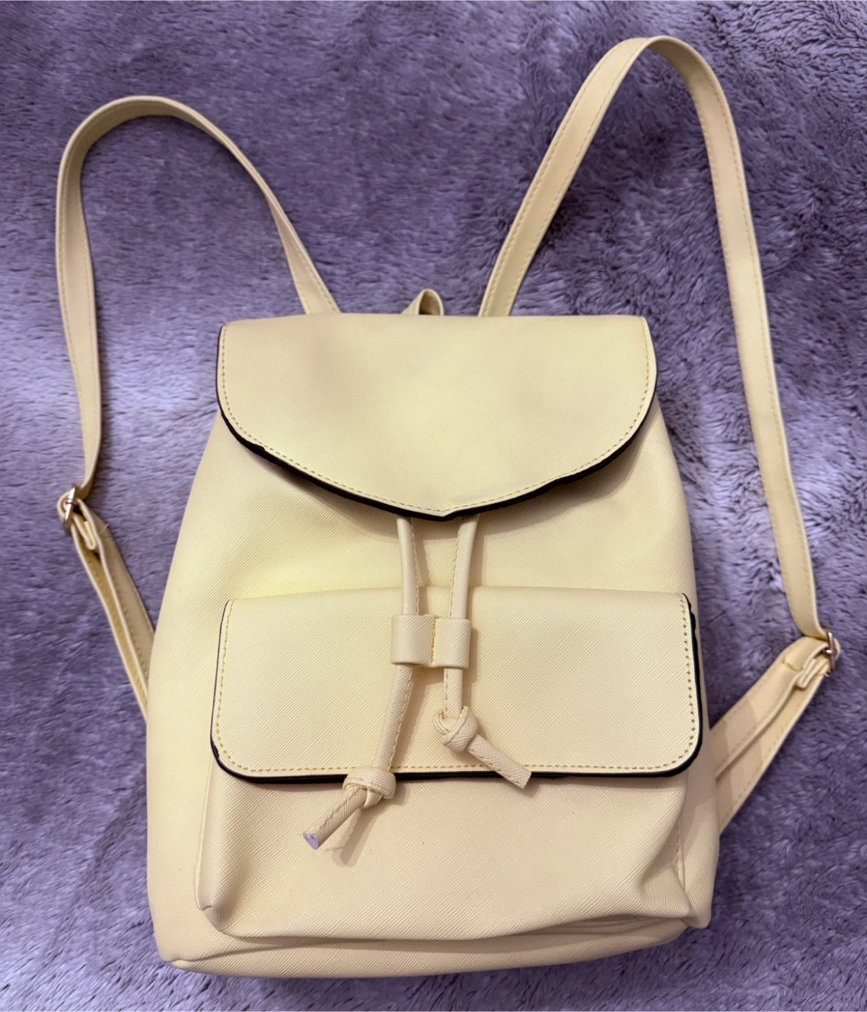 Ardene Yellow Drawstring Backpack - photo 2