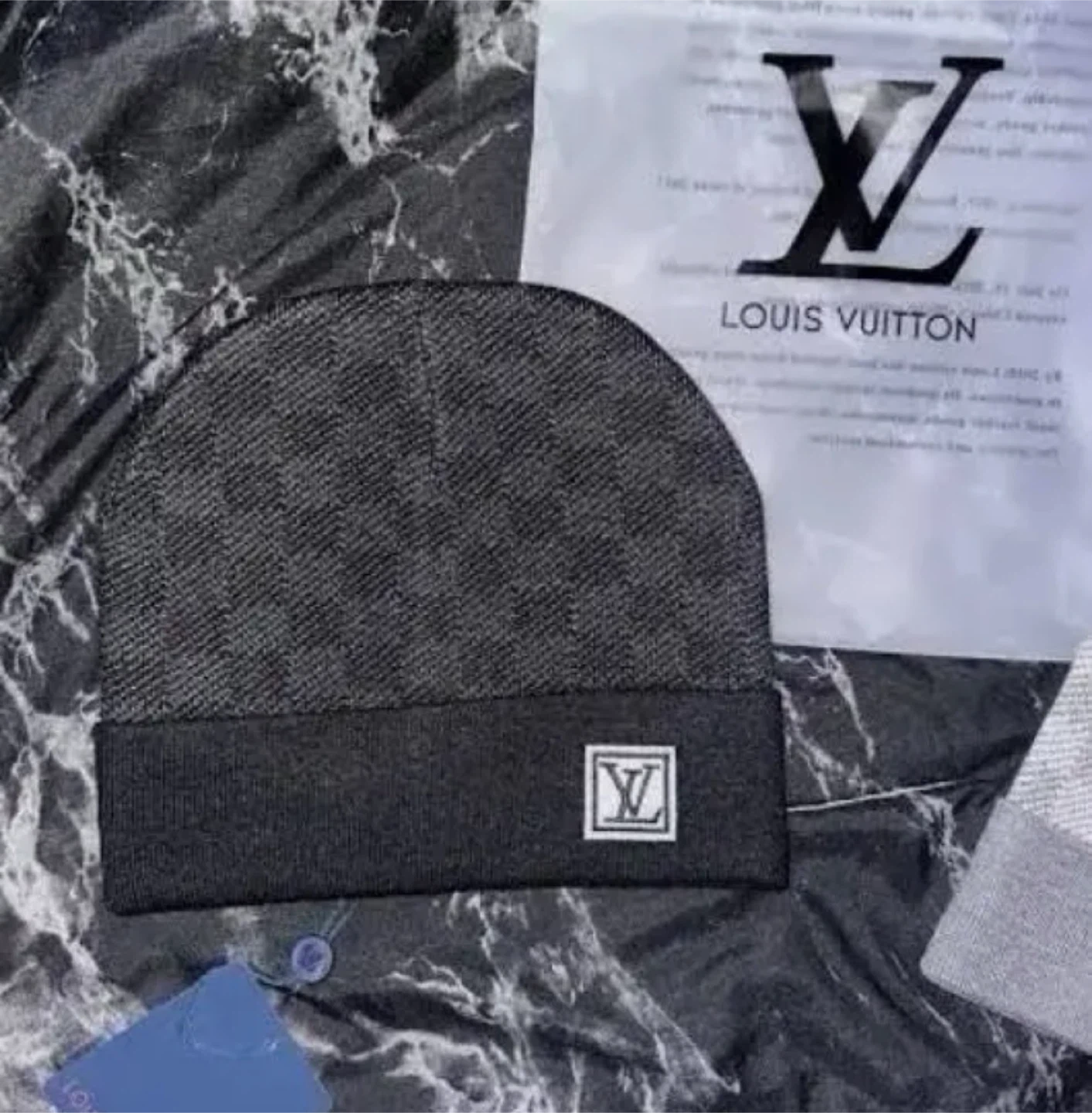 LV beanie.