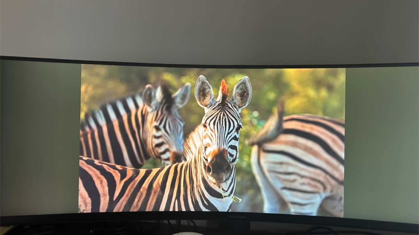 LG Ultragear 45” DQHD Curved Gaming Monitor 200Hz (45GR65DC-B) - photo 5