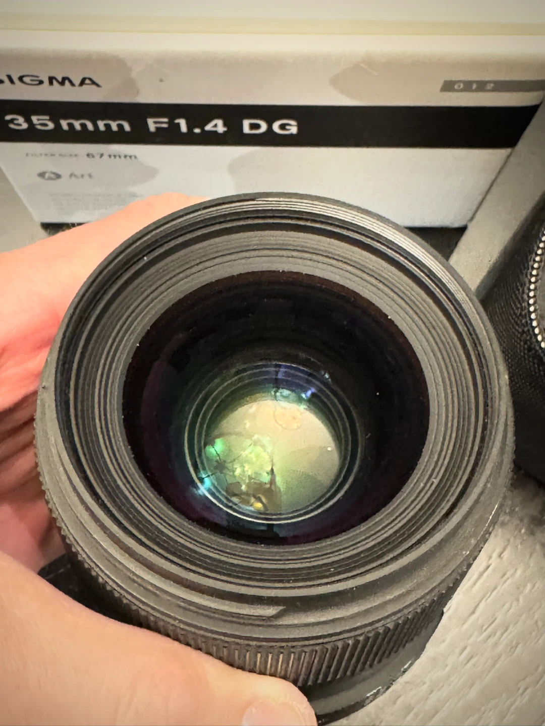 Sigma 35mm 1.4 Art Lens for Nikon F mount with case and box - photo 3