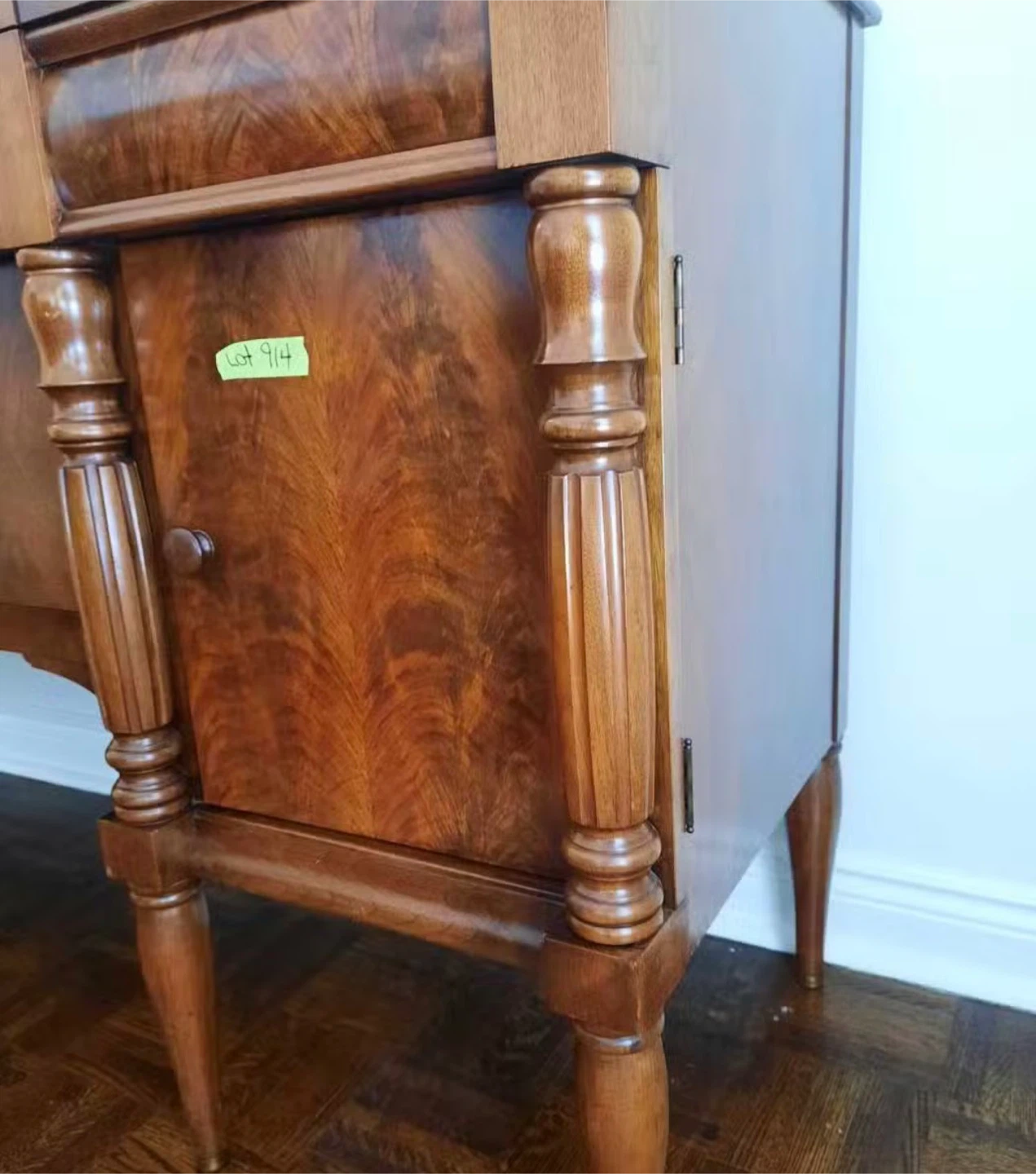 Antique Wood Buffet Sideboard Table - photo 4