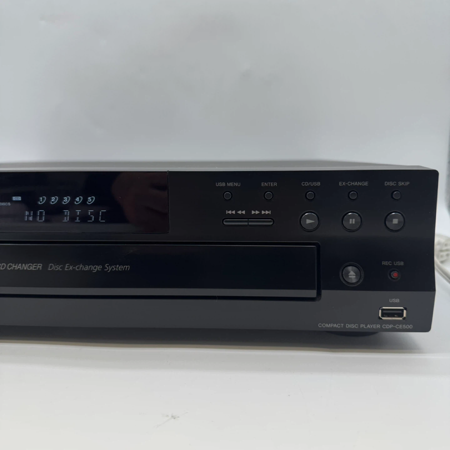 Sony CDP-CE500 5-Disc CD Changer Disc Exchange w/ Remote Tested - photo 4