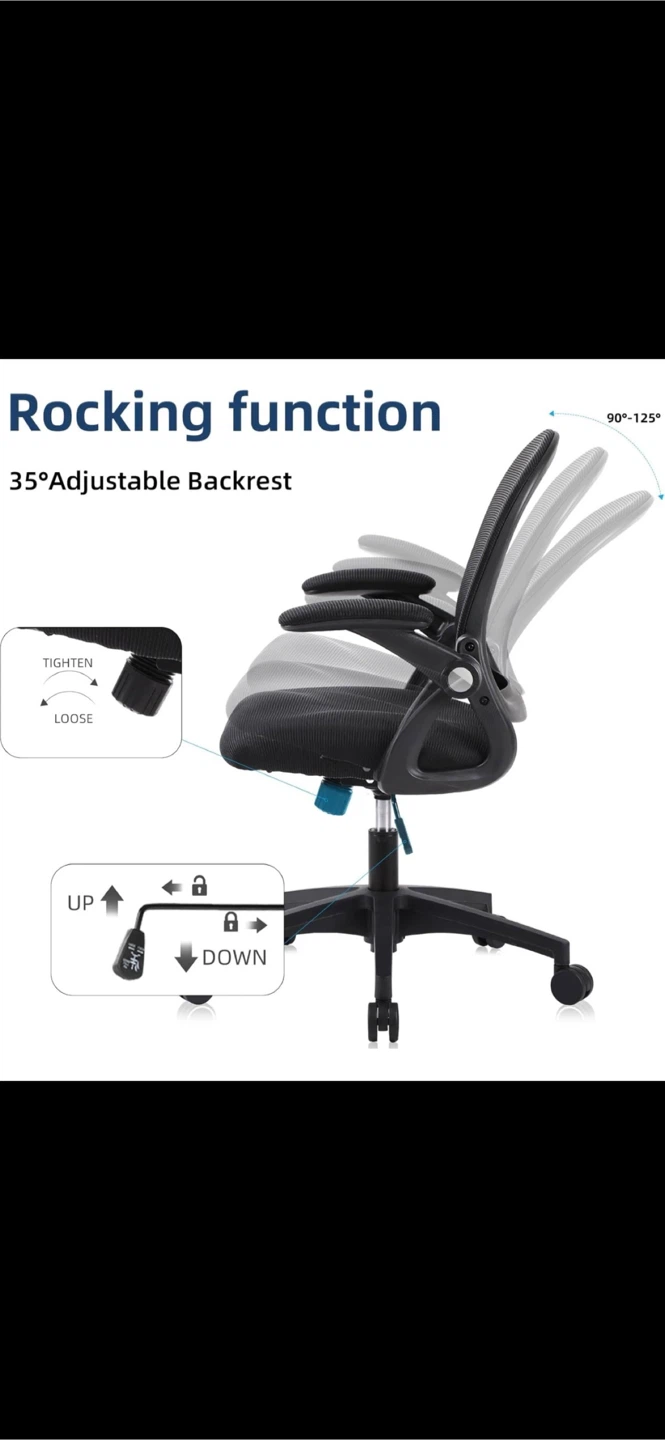 Computer Desk + Mesh Office Chair Set - photo 5