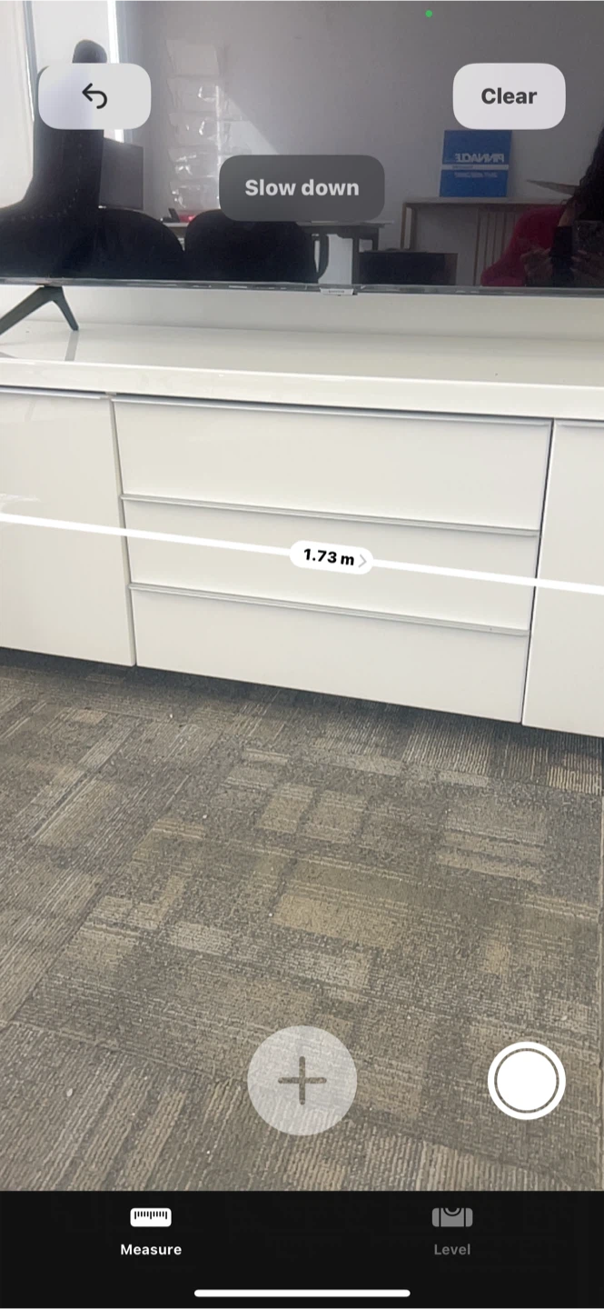 Glossy White TV Stand with 3 Drawers - photo 5
