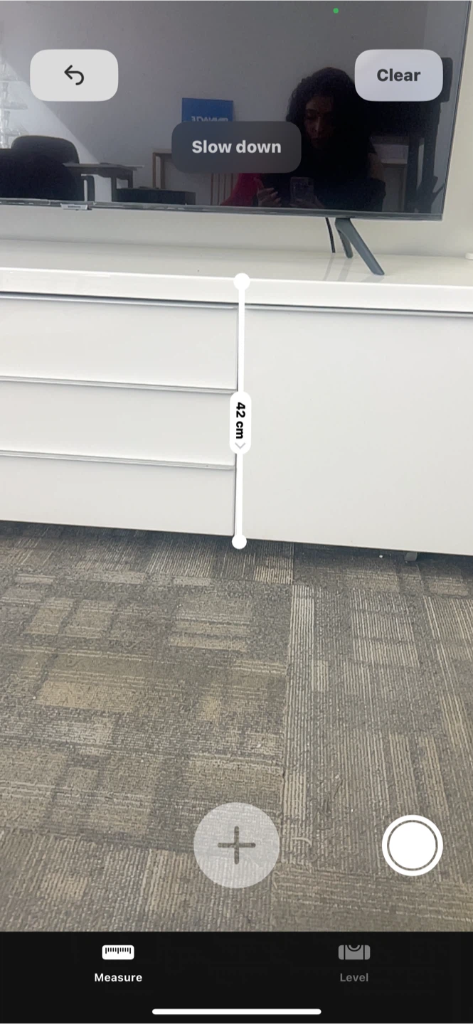 Glossy White TV Stand with 3 Drawers - photo 4