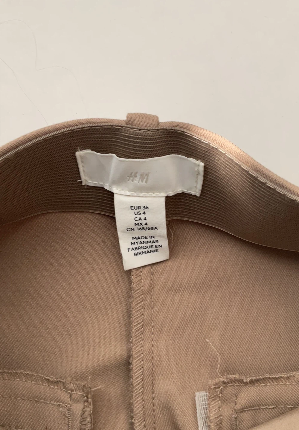 H&M Women's Beige Trousers Size 4 - photo 5