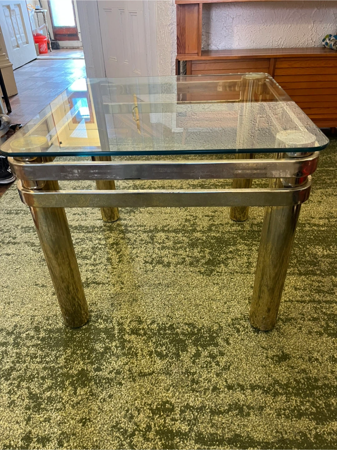 Glass Top Coffee Table - photo 2