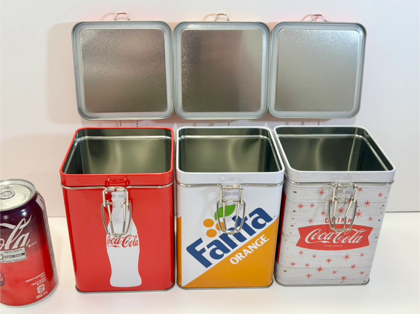 Coke Tin Containers, Fanta Orange tin container - photo 3