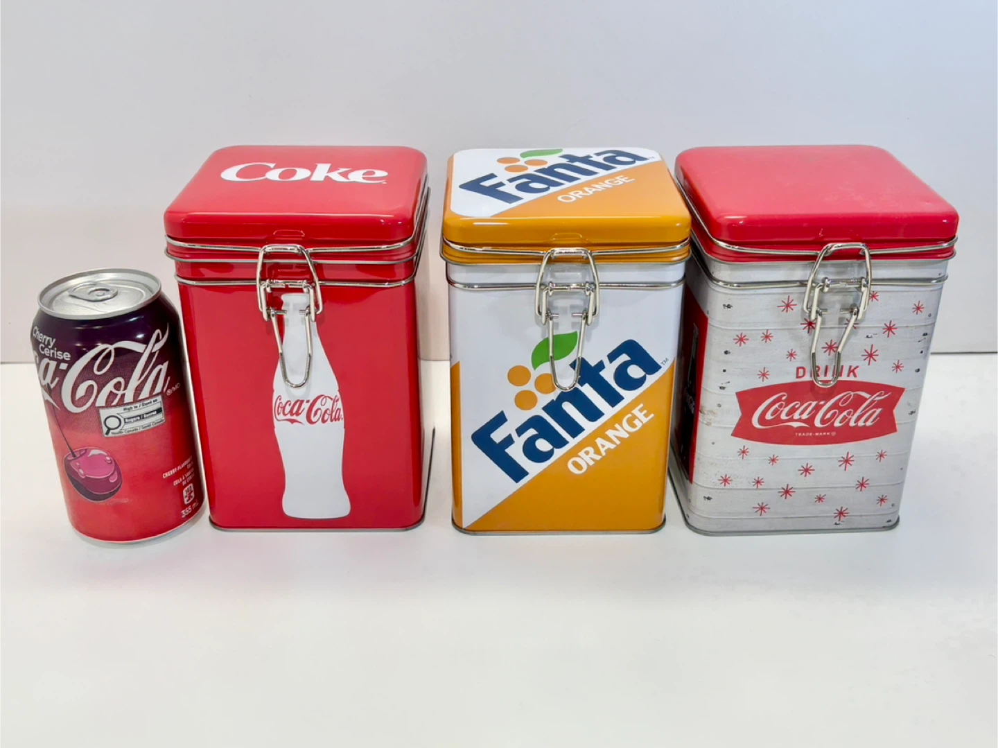 Coke Tin Containers, Fanta Orange tin container - photo 2