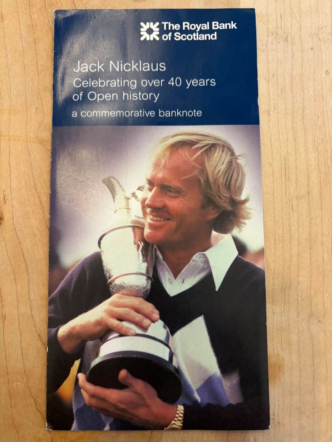 Jack Nicklaus Commemorative £5 Banknote
