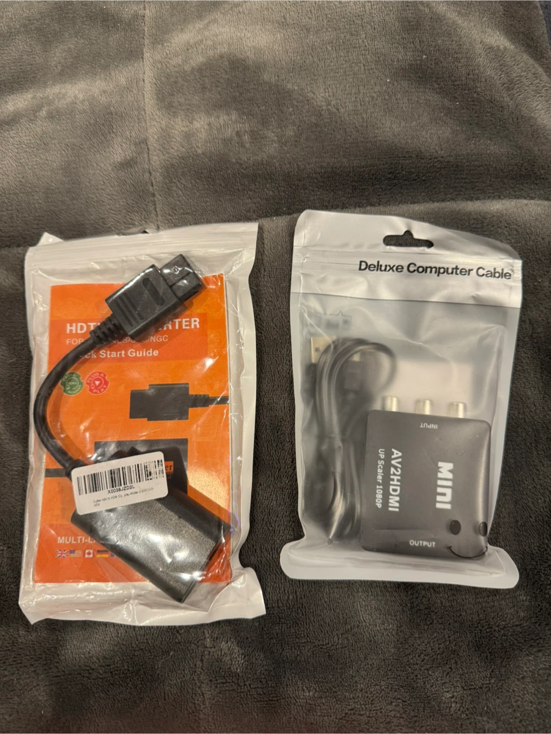 Retro Game AV to HDMI Converter and Deluxe Computer Cable