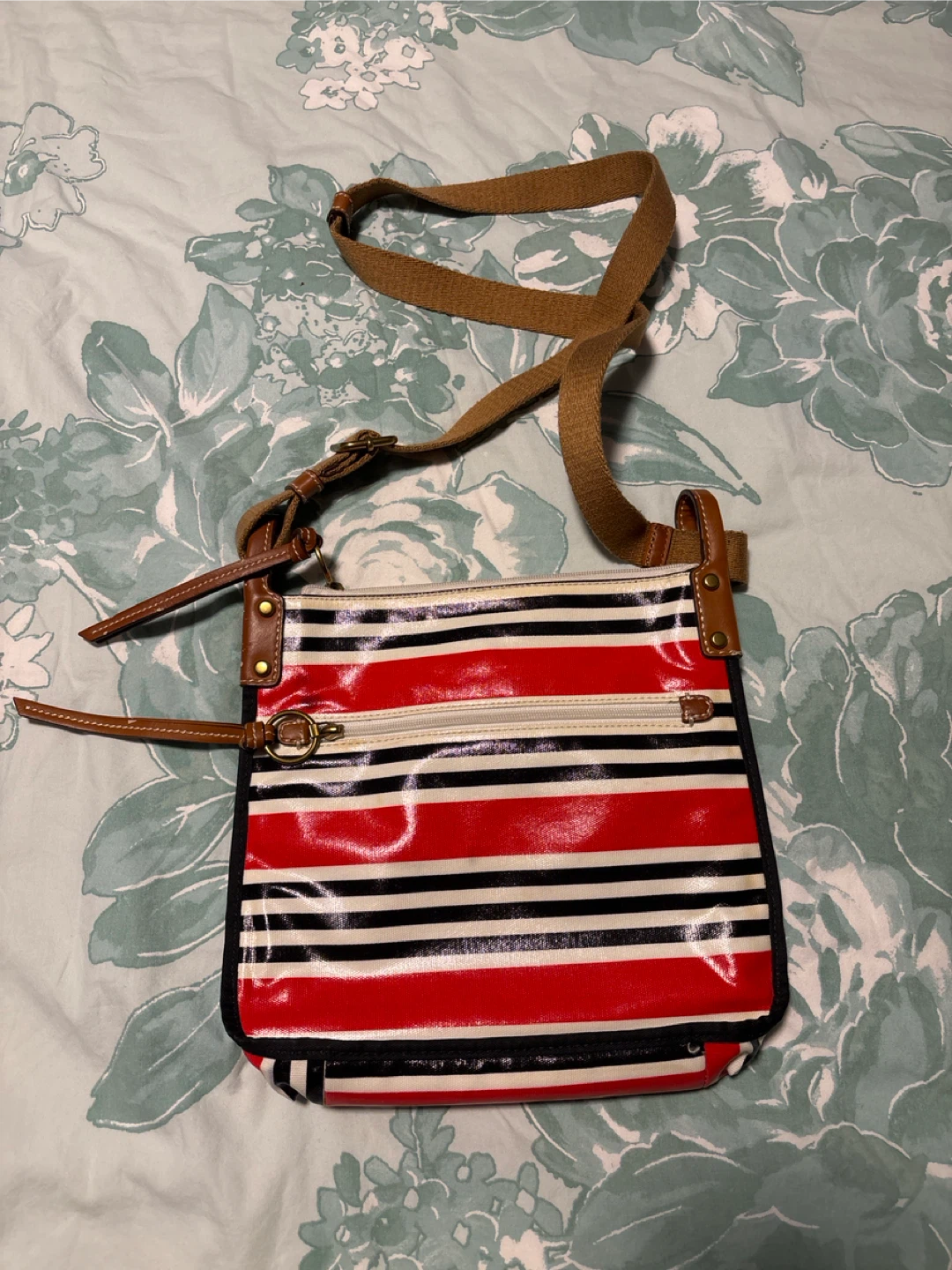Fossil Striped Crossbody Bag - photo 2