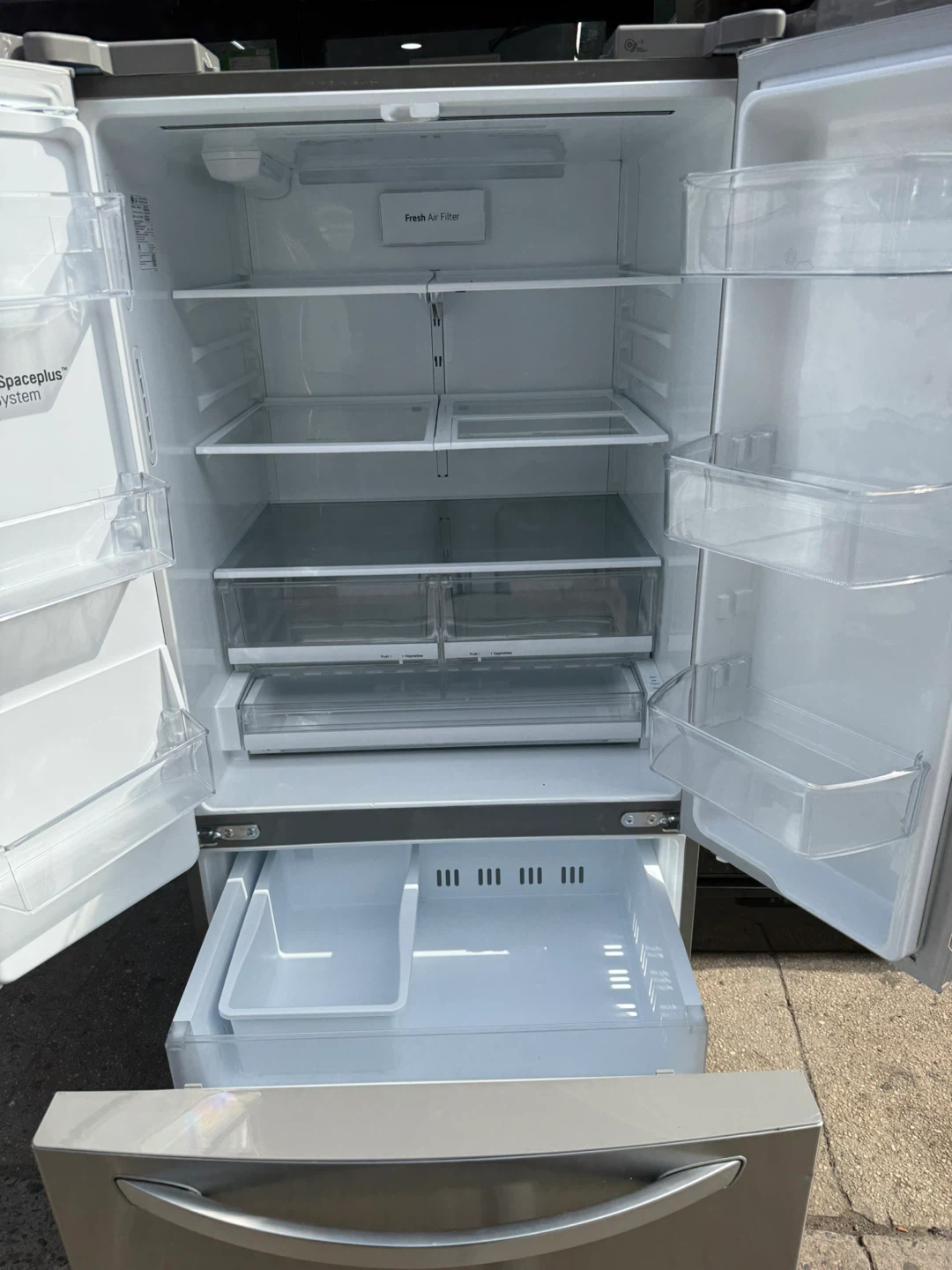 LG French Door Refrigerator with Ice Dispenser - Stainless Steel - photo 2