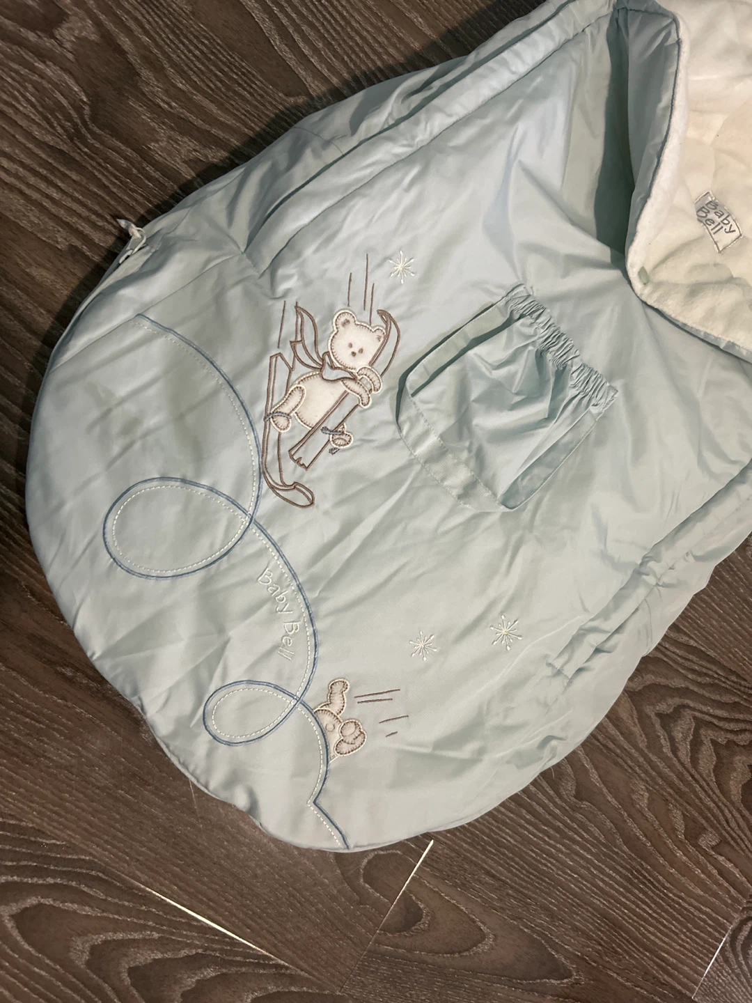 Baby Bell Stroller Bunting Bag - Light Blue - photo 3