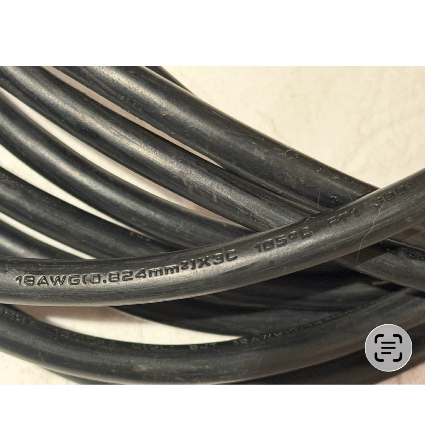 18AWG Power Cord Cable 10A 125V - photo 4