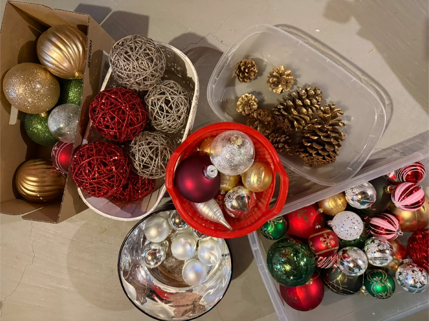 Christmas Ornaments and Decor Lot