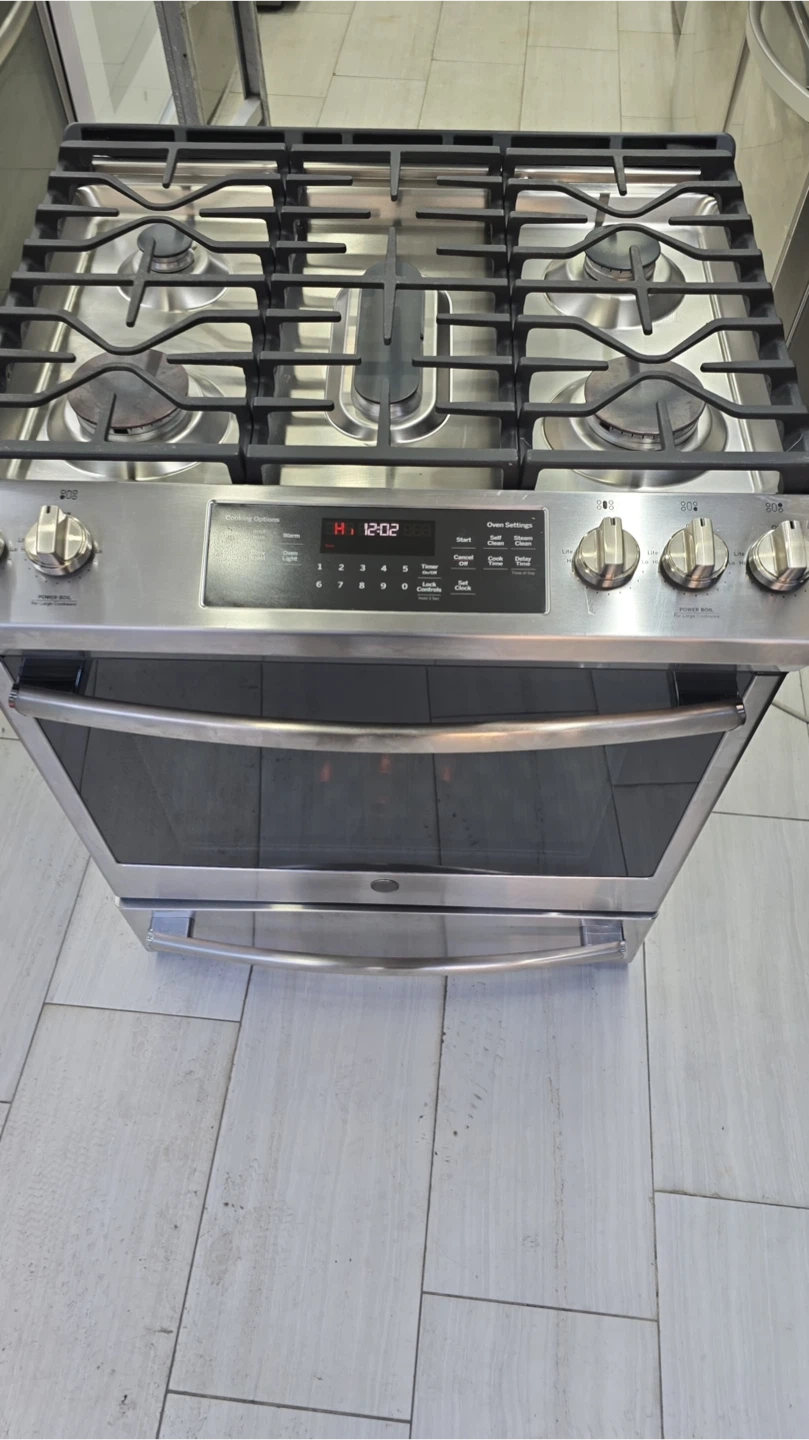 GE Gas Range JGS760SEL2SS Stainless Steel 30 inches