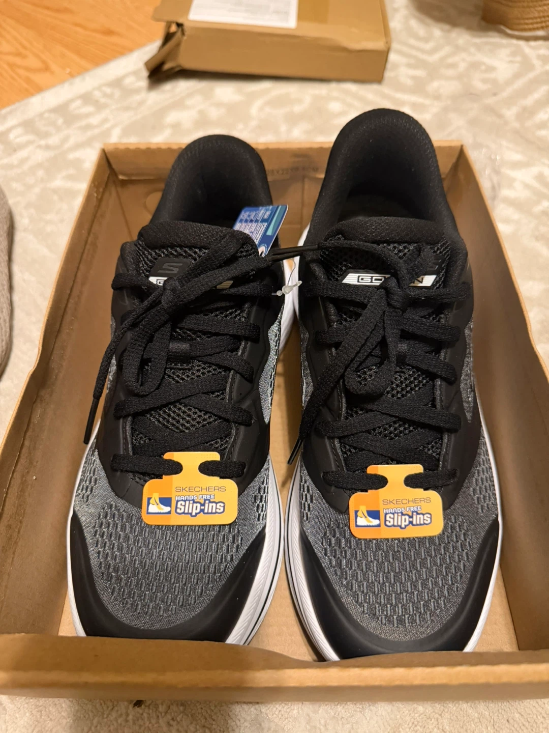 Skechers GOwalk Max Cushion Slip-Ins Black Shoes