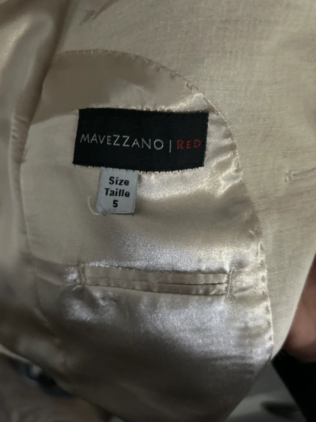 MAVEZZANO | RED Blazer - Size 5T - photo 3