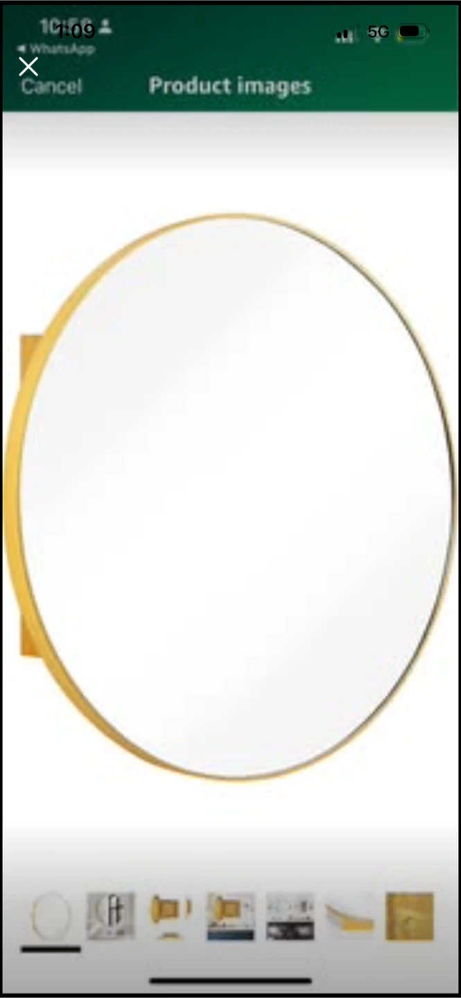 New SogesPower 20”x20” Round Medicine Cabinet with Mirror
